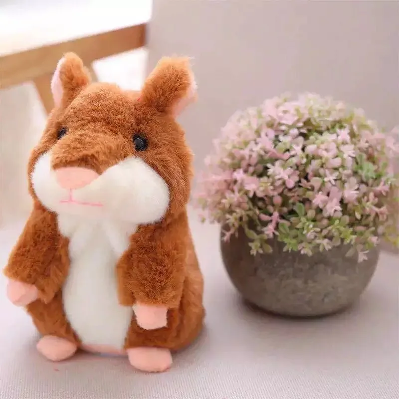 New Design funny baby plush toy repeat talking hamster