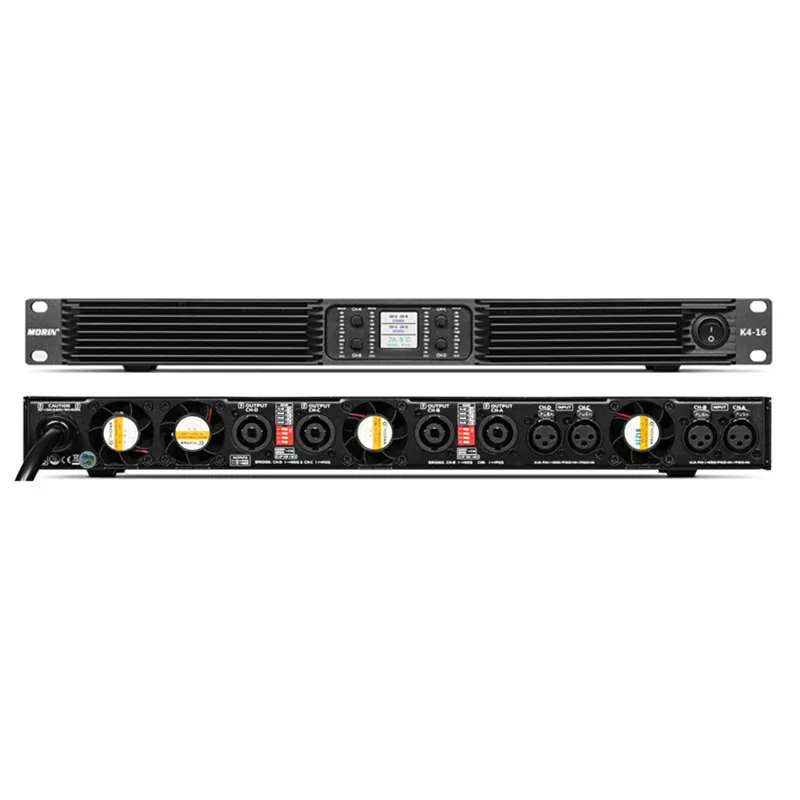 Morin 1300watt 4 channel class d amplifier pa line array audio power amplifier