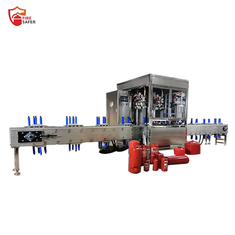 Automatic abc dcp vacuum dry powder fire extinguisher powder filling machine extinguisher refilling machine