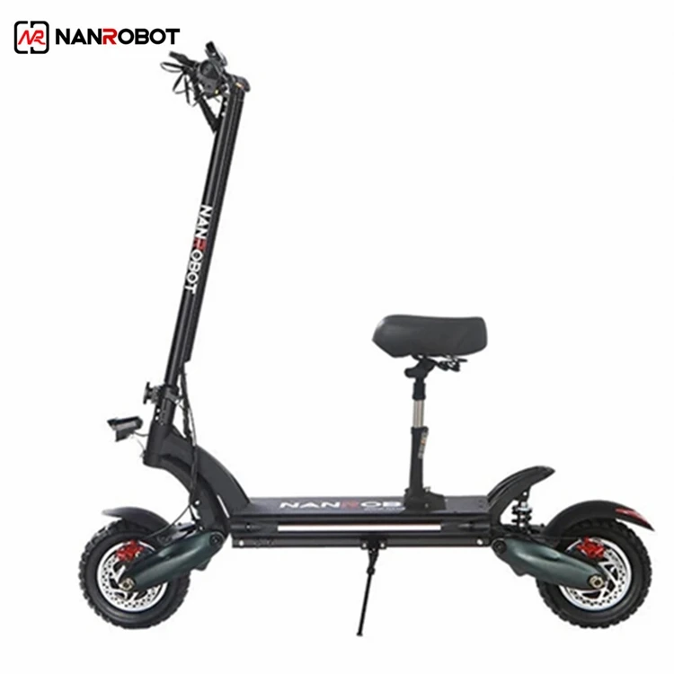 Nanrobot 52V 26A Lithium Battery Electric Scooter 1000W*2 Big Motor Two Wheel  Power adult electric motorcycle
