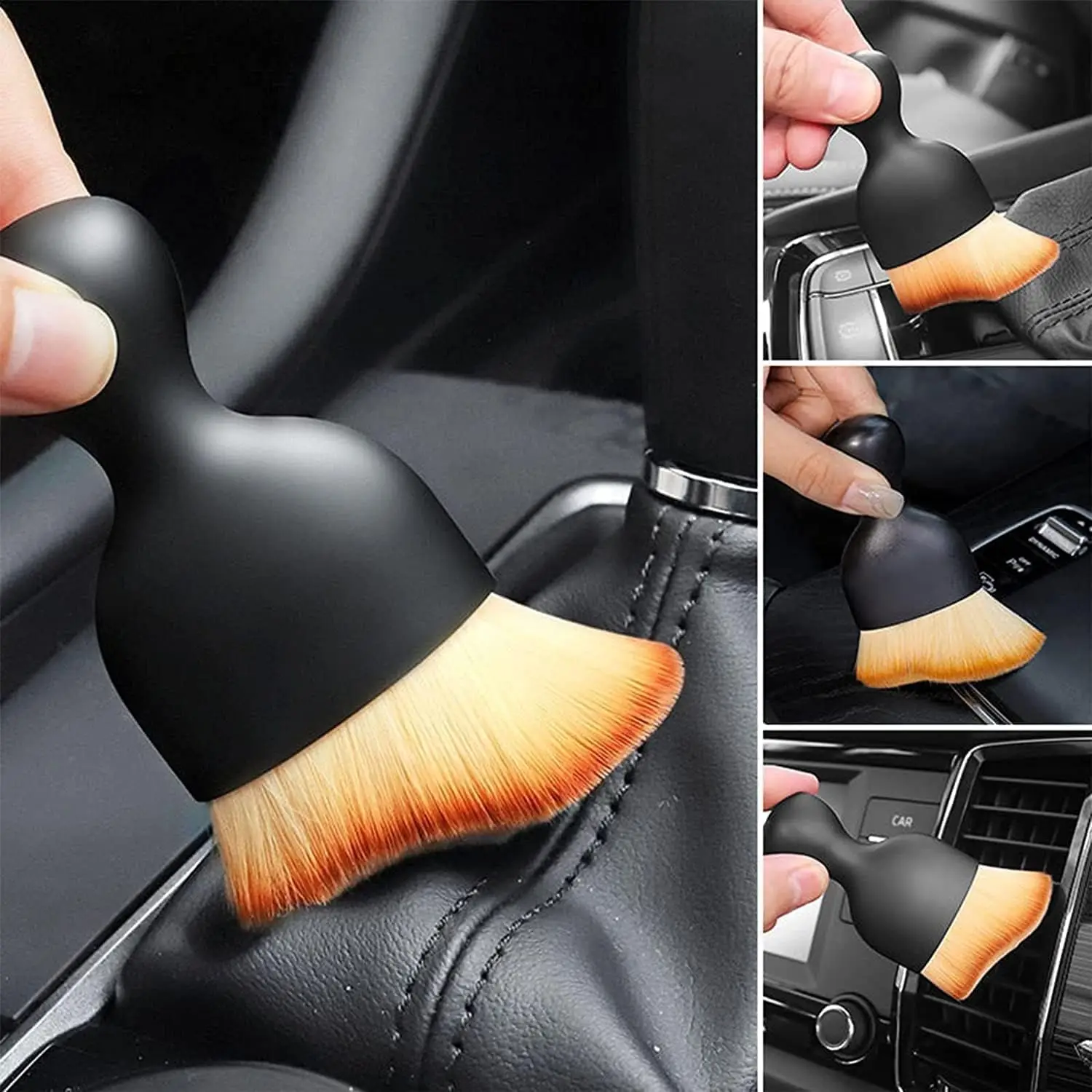 Car Interior Dusting Brushes, Soft Car Detailing Brushes Interior Duster, Auto Interior Car Cleaning Brush Interior