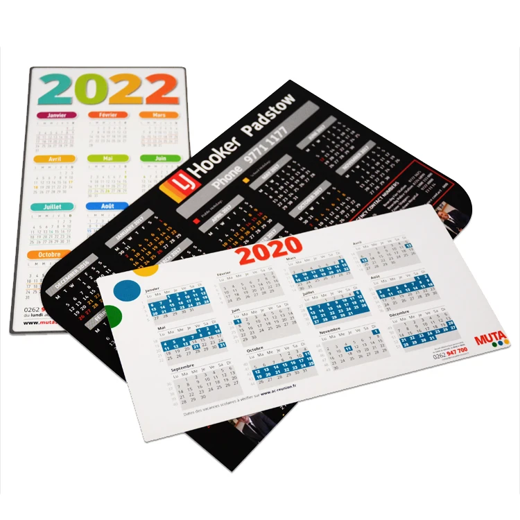 Factory Direct Cheap Promotional Custom Real Estate Fridge Magnet Calendar 2024 2025