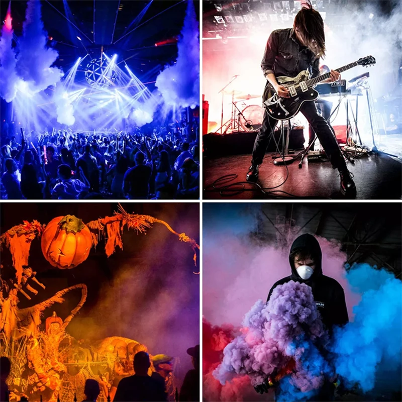 Светодиодная дымовая машина для диджея, портативный пульт дистанционного управления для бара, вечеринки, сцены, дымки, дыма для свадьбы