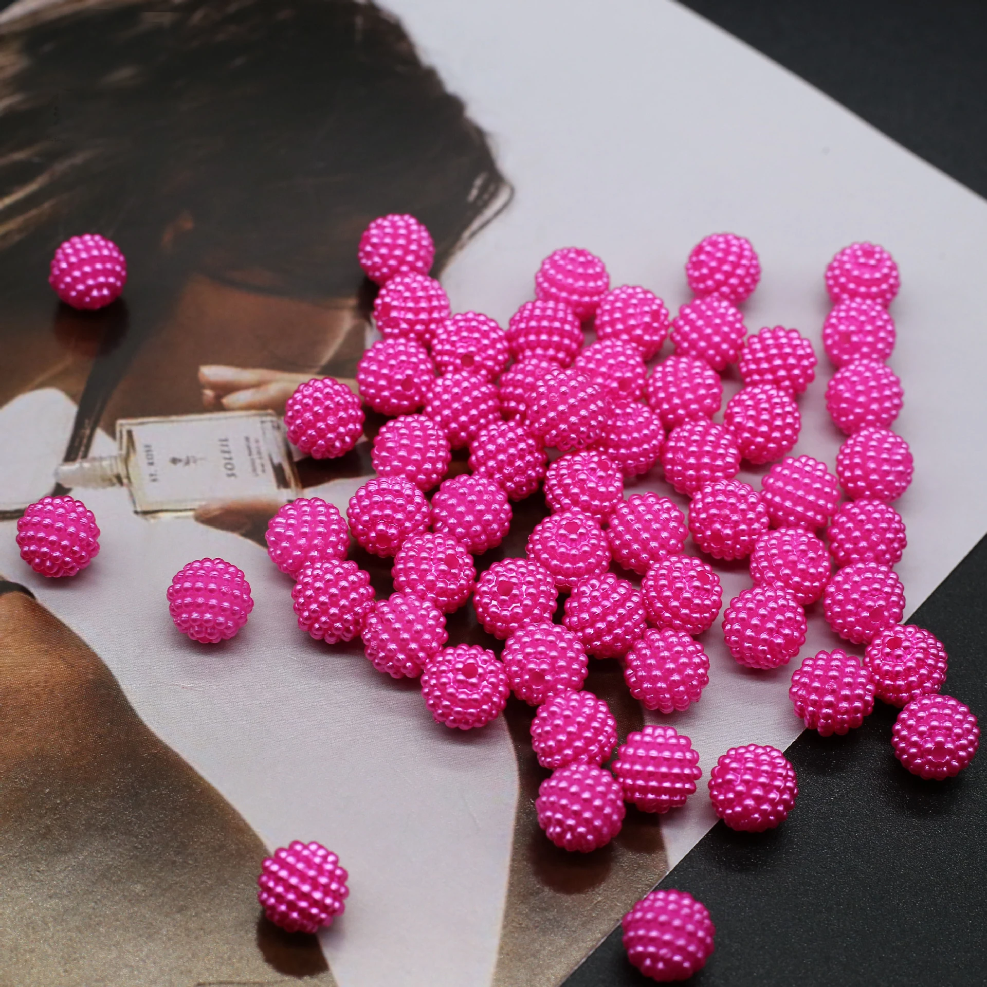 12mm waxberry ball beads wholesale ABS Pearl beads combined ball for jewelry making and ornaments