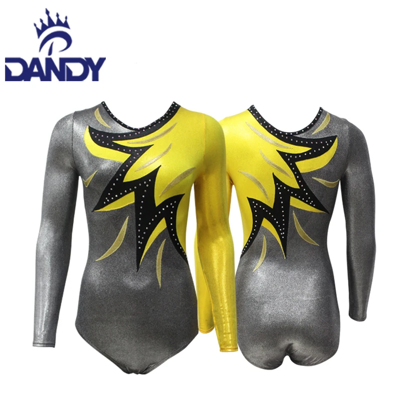 Professional Custom Performance Leotard Kids Sleeveless Sublimation Gymnastics Costumes Women Nude Dancewear Gymnastics Girls