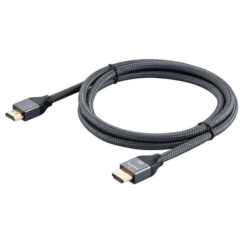 Certified HDMI 8K 60Hz 2.1 Version Cable With Zinc Alloy Shell Support 3D FHD HDR HDCP2.2
