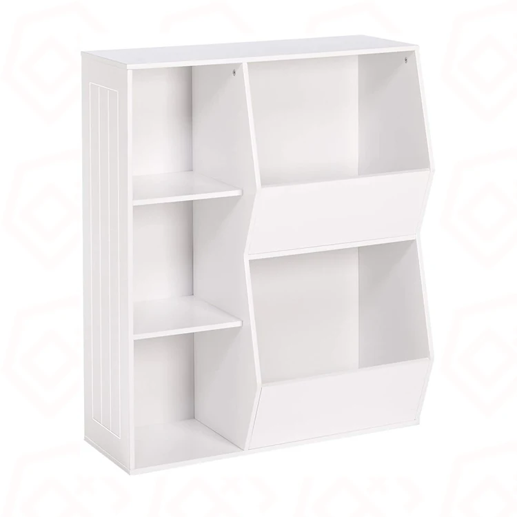 White Kids Toy Cabinet Modern Furniture Children Cabinets Storage Holders & Racks