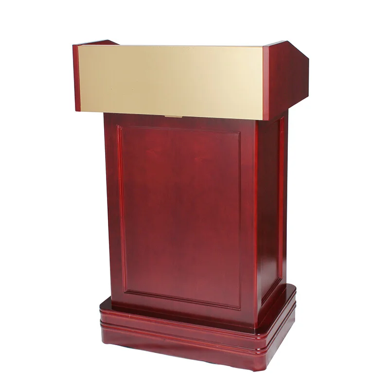 Wholesale hotel wooden rostrum lectern church pulpit podium