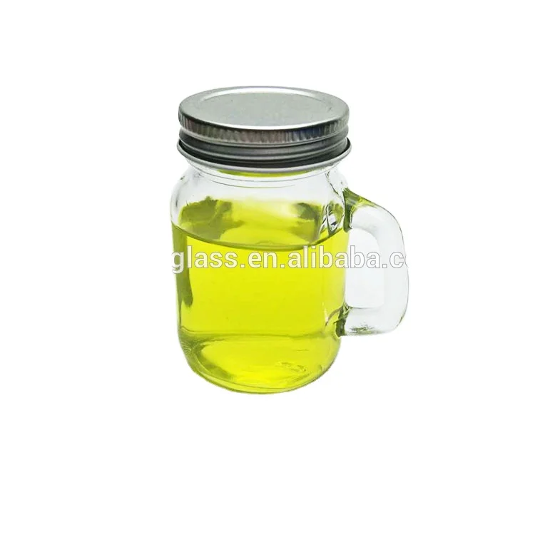 4 oz 120ml spice glass jar with handle cheap glass jars