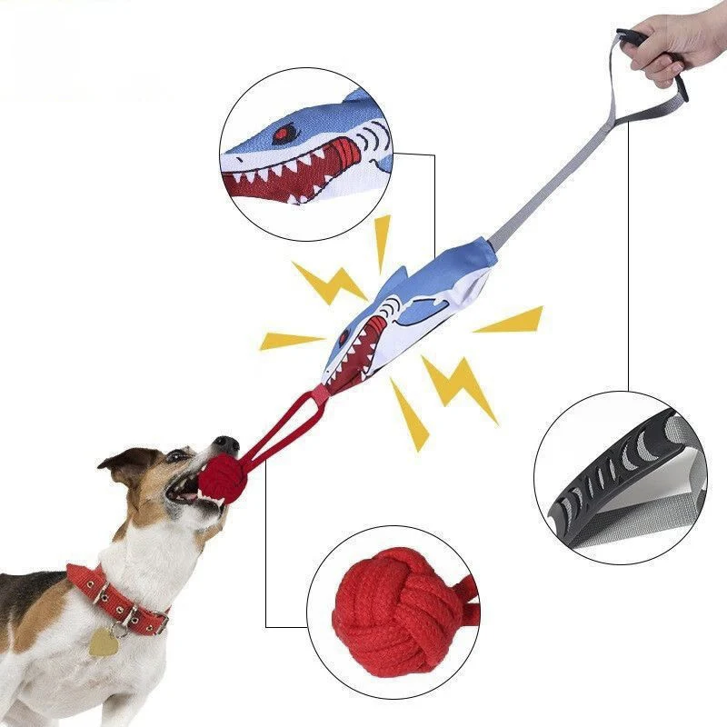 New pet sound interactive toy cotton ball dog teeth grinding teeth pulling interactive relief toy