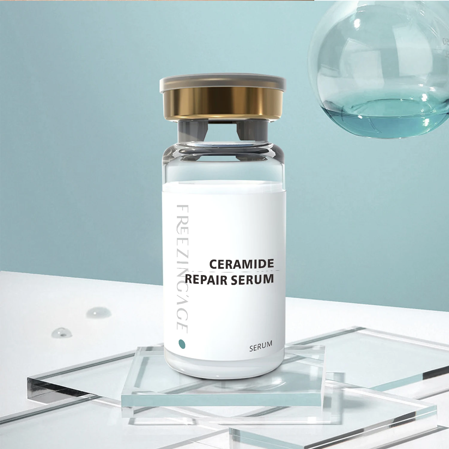 Organic Ceramide Serum Face Repairing Skin Moisturizing Serum Private Label Korean Skin Care Anti Allergy Serum