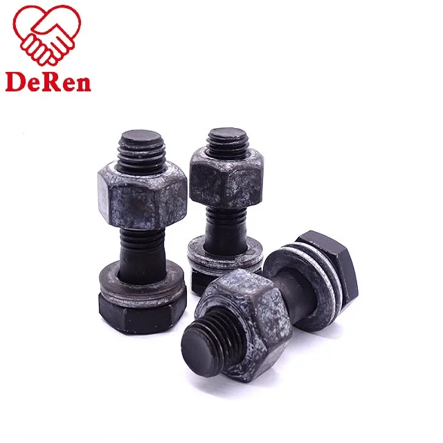 
Heavy hex bolt with nuts for steel structuralDIN6914/ DIN6915/DIN6916 