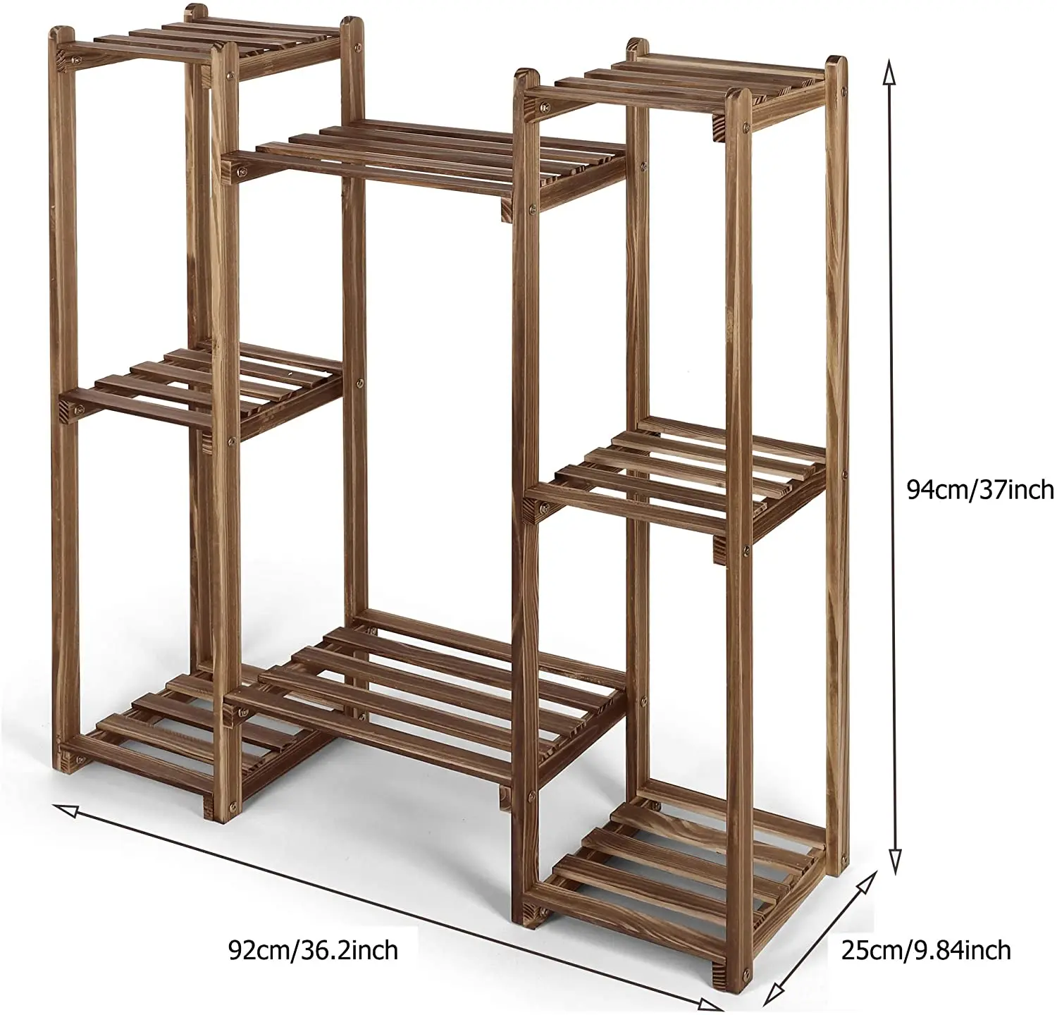 Household Natural Bonsai Flower Display Shelf  Room Plants Stand Planter Shelf