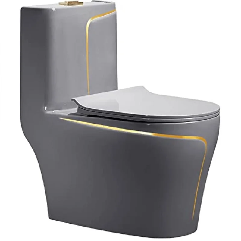 grey color automatic modern smart toilet bowl toilet in sanitary ware toilet bowl and wc bowl