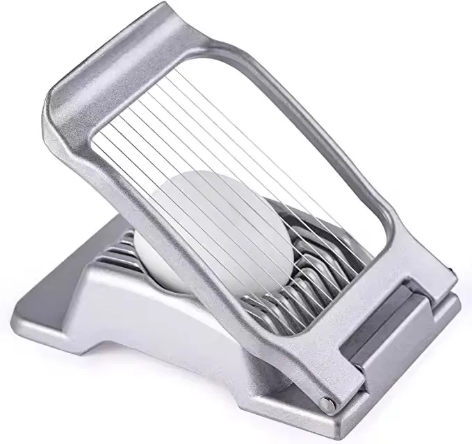 Kitchen Tools Handheld Metal Egg Cutter Stainless Steel Wire Egg Slicer For Hard Boiled Eggs
