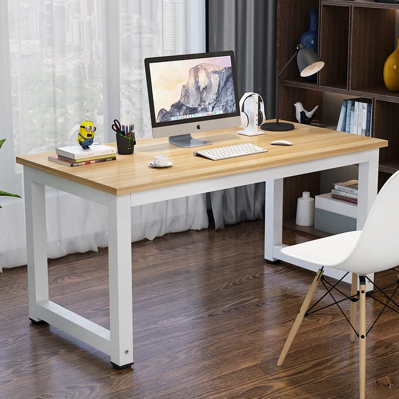 Luxury Executive Office Furniture Desk Home Office Table With Non-Slip Table Feet And Stable Steel Frame