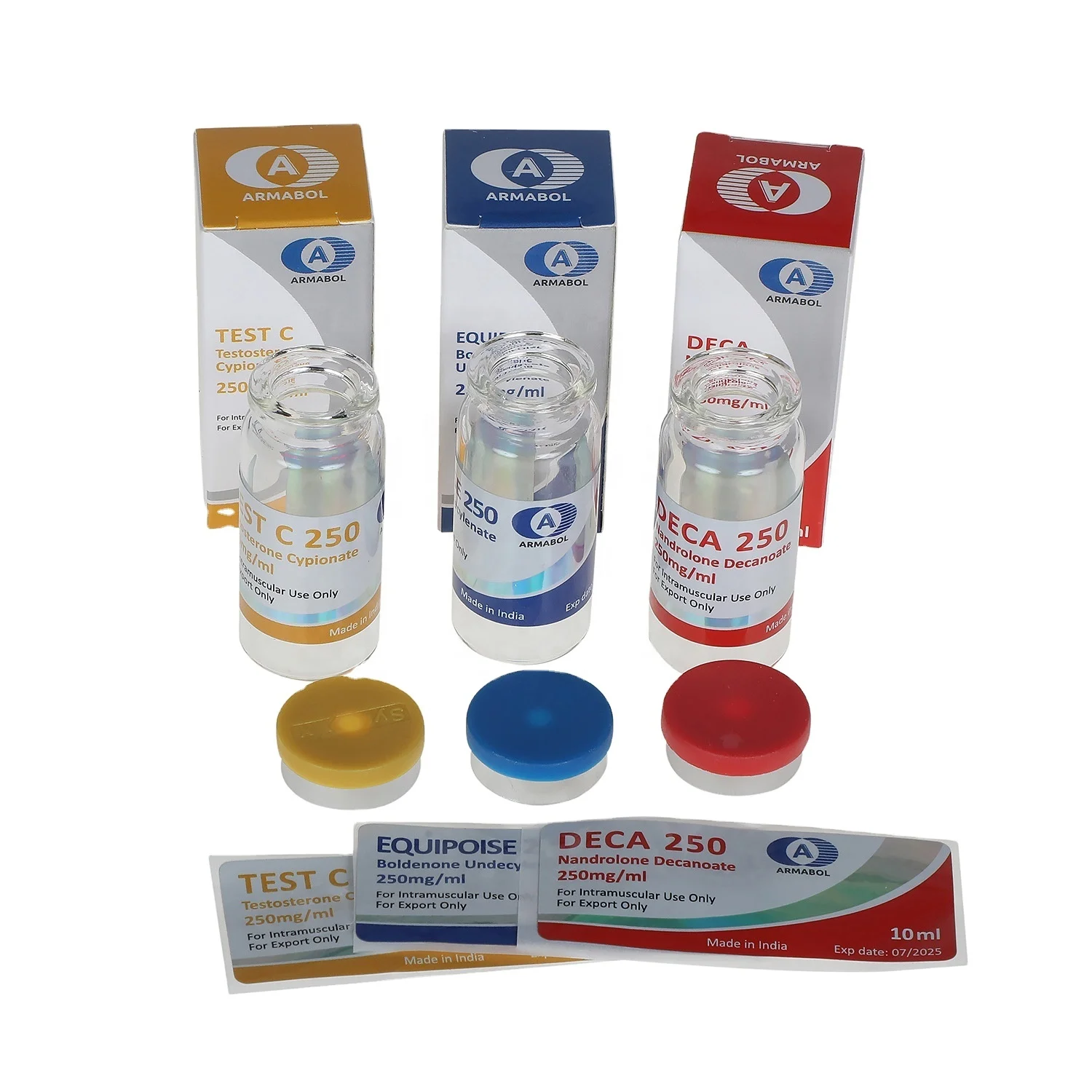 10ml Vial Steroid Packaging Vial Label And Box