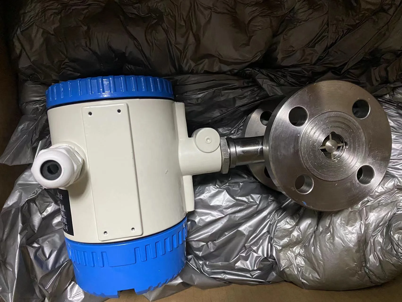 Diesel Petroleum Flow Meter Blue Steel Stainless Air water OEM turbine flowmeter OEM