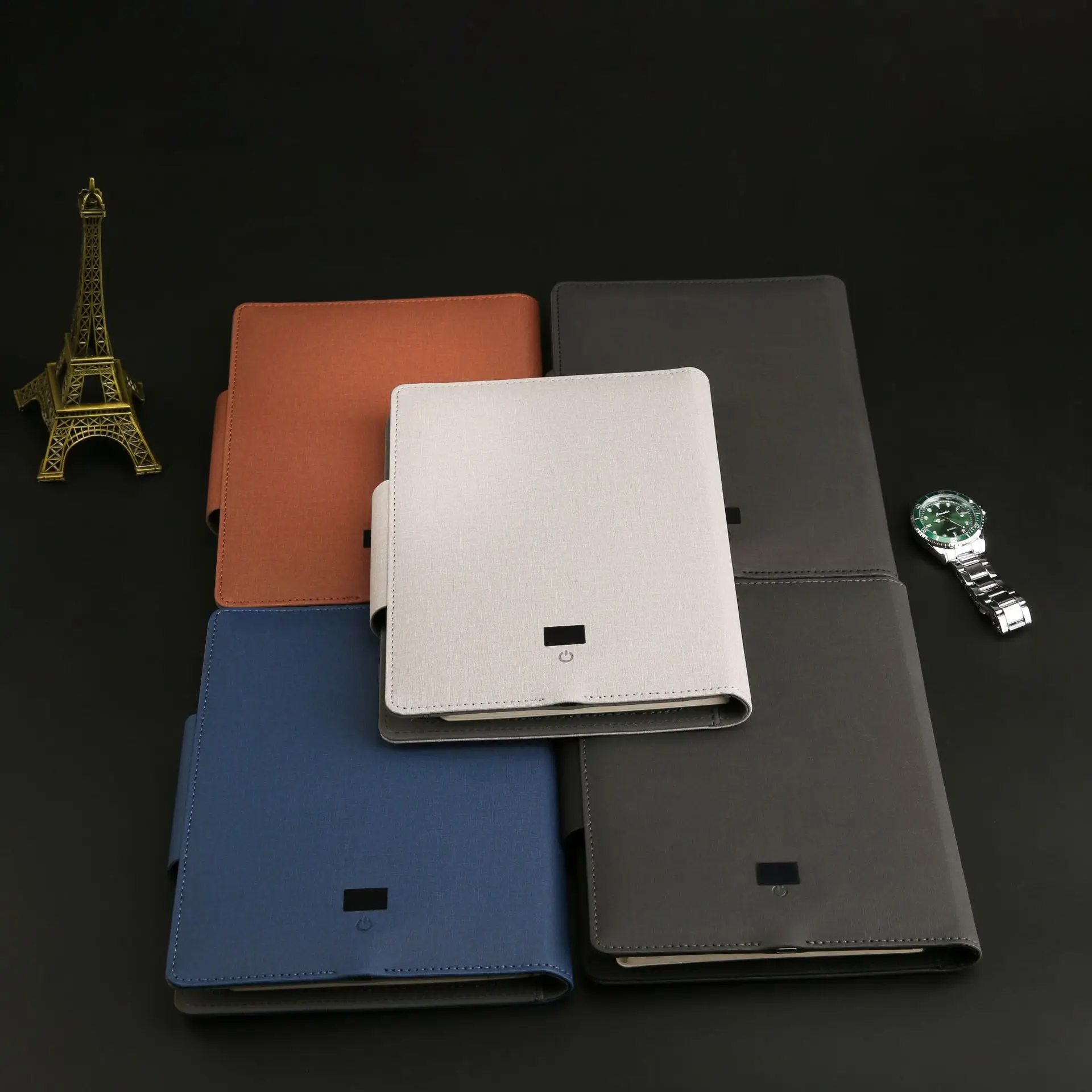 A5 sub magnetic wireless charging multi-function business creative LOGO light tablet writing notebook