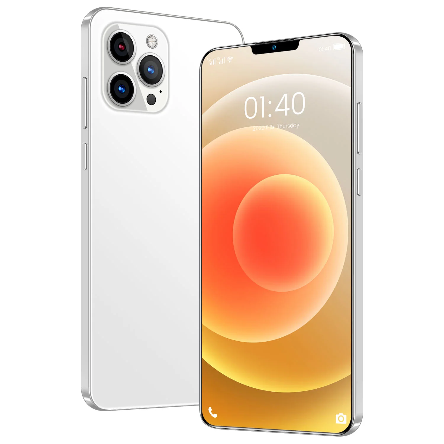 Смартфон i12 Pro Max + 6 7 дюйма 12 512 ГБ Android 10 ядер 5G LET phone 3 камера MTK6889 распознавание лица разблокированный мобильный