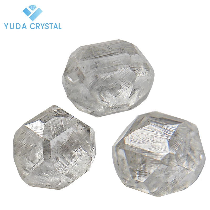 China Supplier Rough Lab Grown Rough Diamond Hpht Synthetic White Diamonds for Jewelries