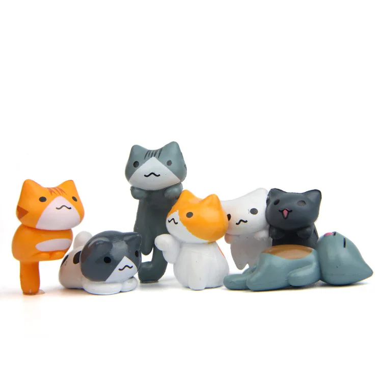 Cute Mini Cat Miniature Doll Fairy Garden Figurines