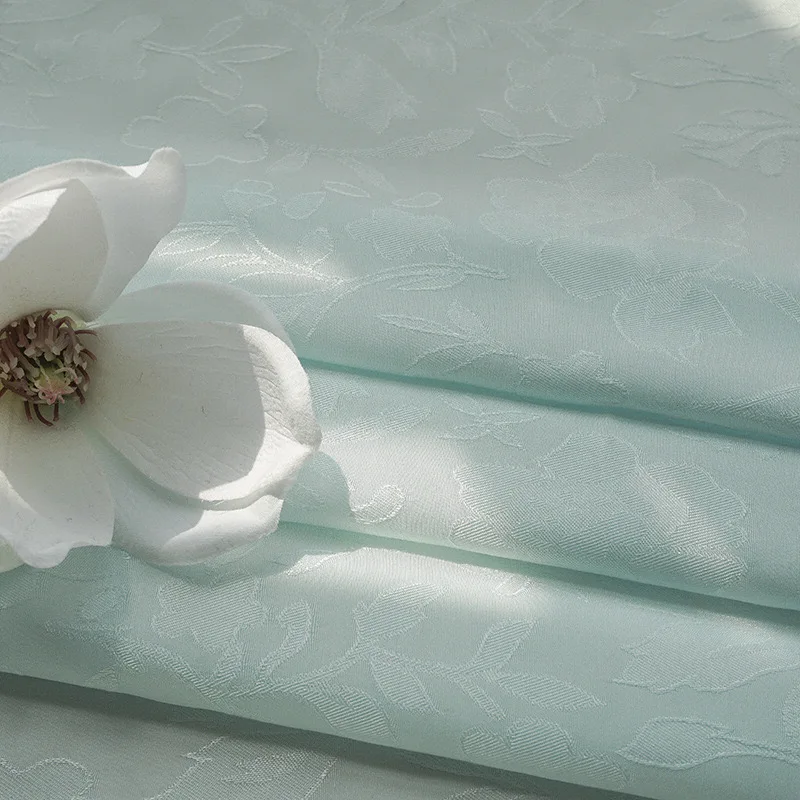 Jacquard sand washed rayon fabric Used for classic dress