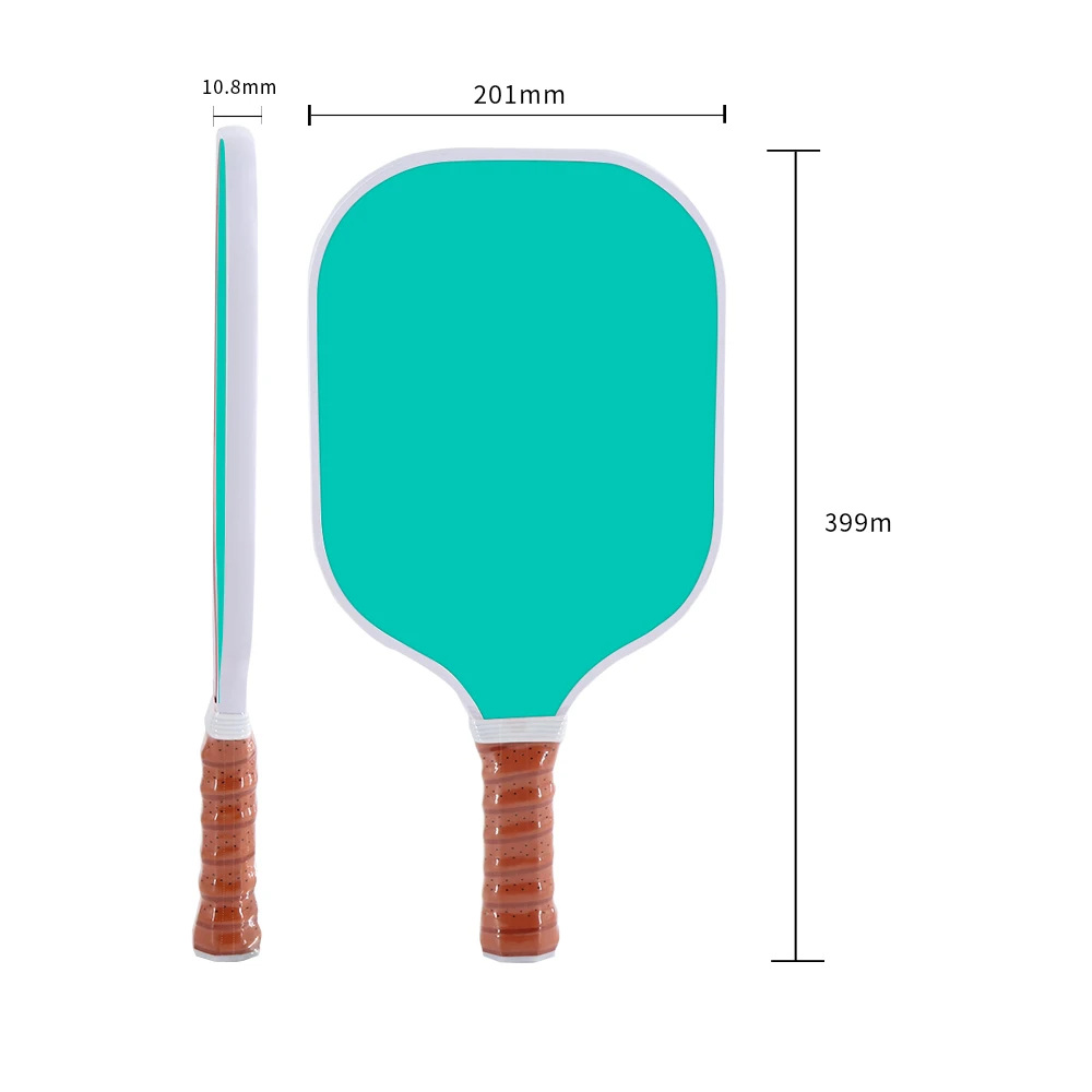 T700 Carbon Fiber Thermoformed Customized TPE Edge Guard Pickleball Paddle