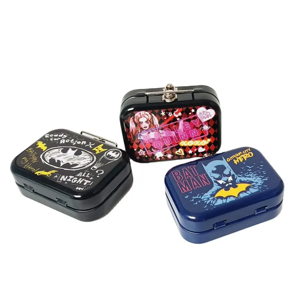 Factory price custom suitcase small tin can