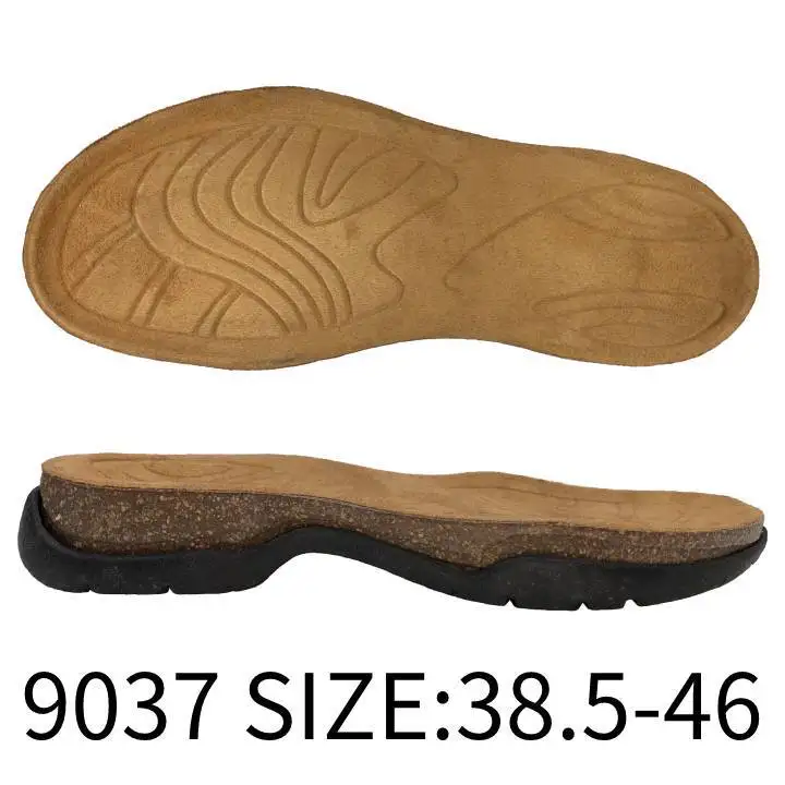 Wholesale Cork Soles 100% Eco-friendly Durable Comfortable Shoe Sole for Slippers Making