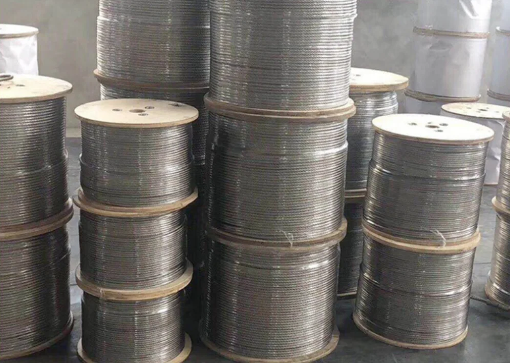 7x7 316 Stainless Steel Wire Rope ,Steel Wire Cable , AISI 201/304/316