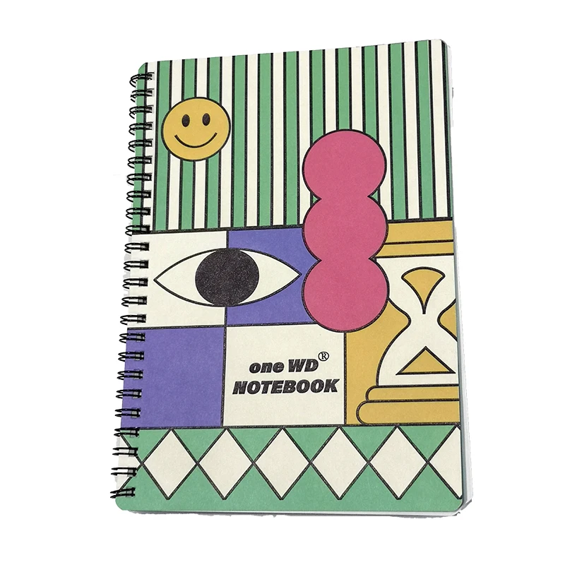 one WD 2021 spiral bound notebook sublimation notebook spiral