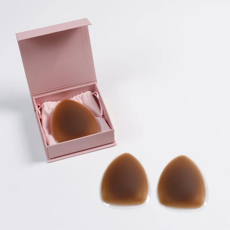 No Show Nipple Silicone Self Adhesive Non Glue Seamless Women Nipple Covers For Sexy Lingeries