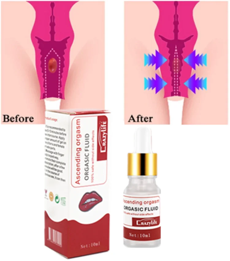 Female Orgasm Liquid Orgasm Enhancer Vagina Shrinking Gel 10ml Increase Women Sex Libido Enhance Sex Time G-spot Exciting
