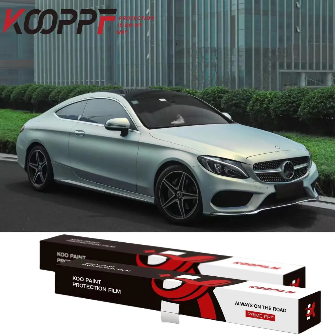Factory manufacturer Masking Film Auto Painting Protection film Plastic Car Masking Film