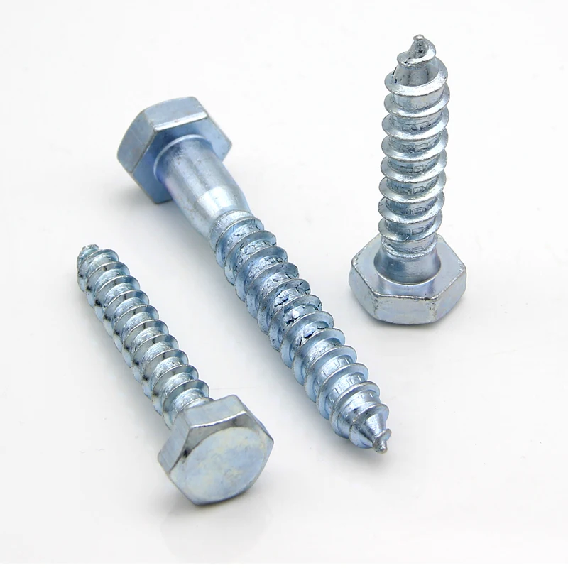 M10 Bulk Packing Din571 Zinc Plated Carbon Steel Bugle Head Phosphating Set Hex Stainless Steel Wood Screws