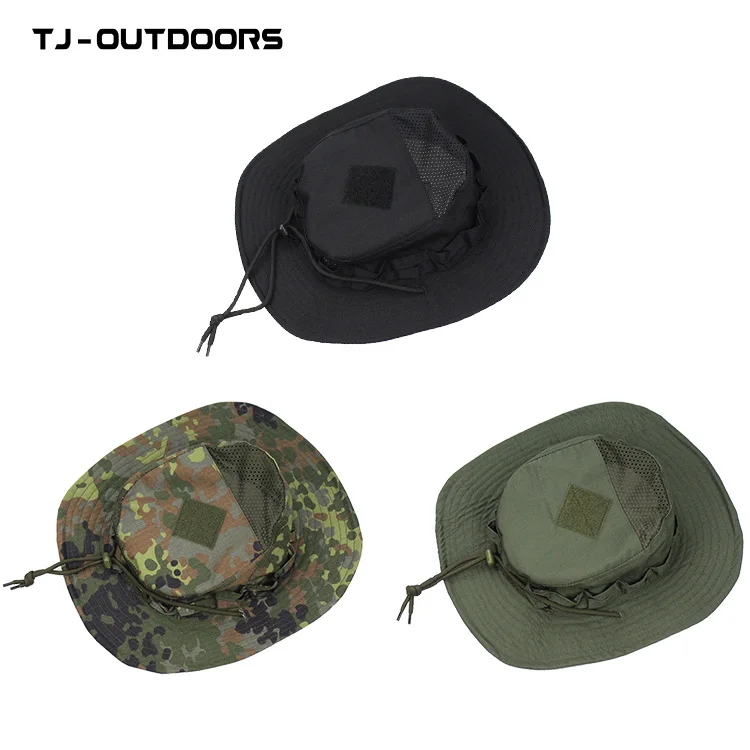 TJ-OUTDOORS Hunting gear Camouflage Jungle sports hat Concealed Hunter hat Fishing Bonnie hat