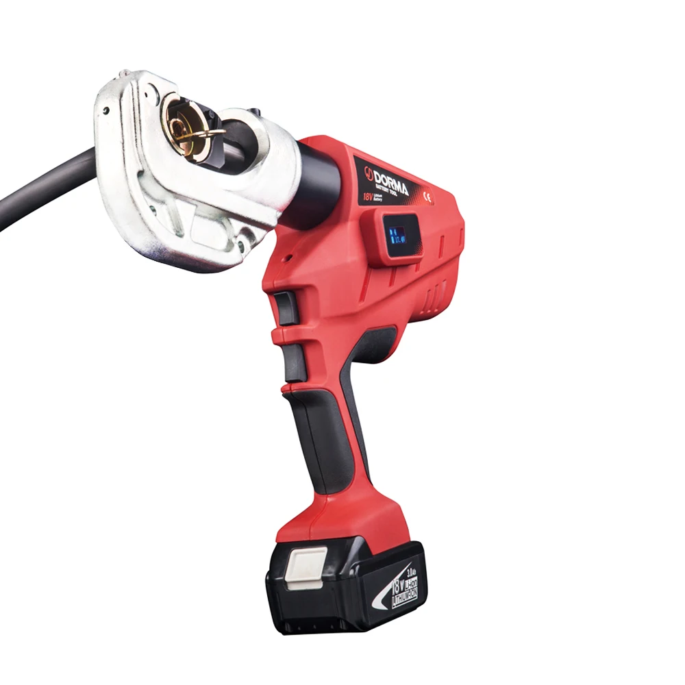 New design Battery powered hydraulic Usb cable crimping tool NEC-400 battery cable lug press tool