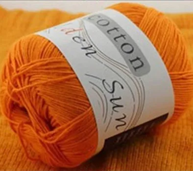 RongMeiXuan 100% cotton Baby Yarn Crochet 8ply Milk Cotton For Hand Knitting