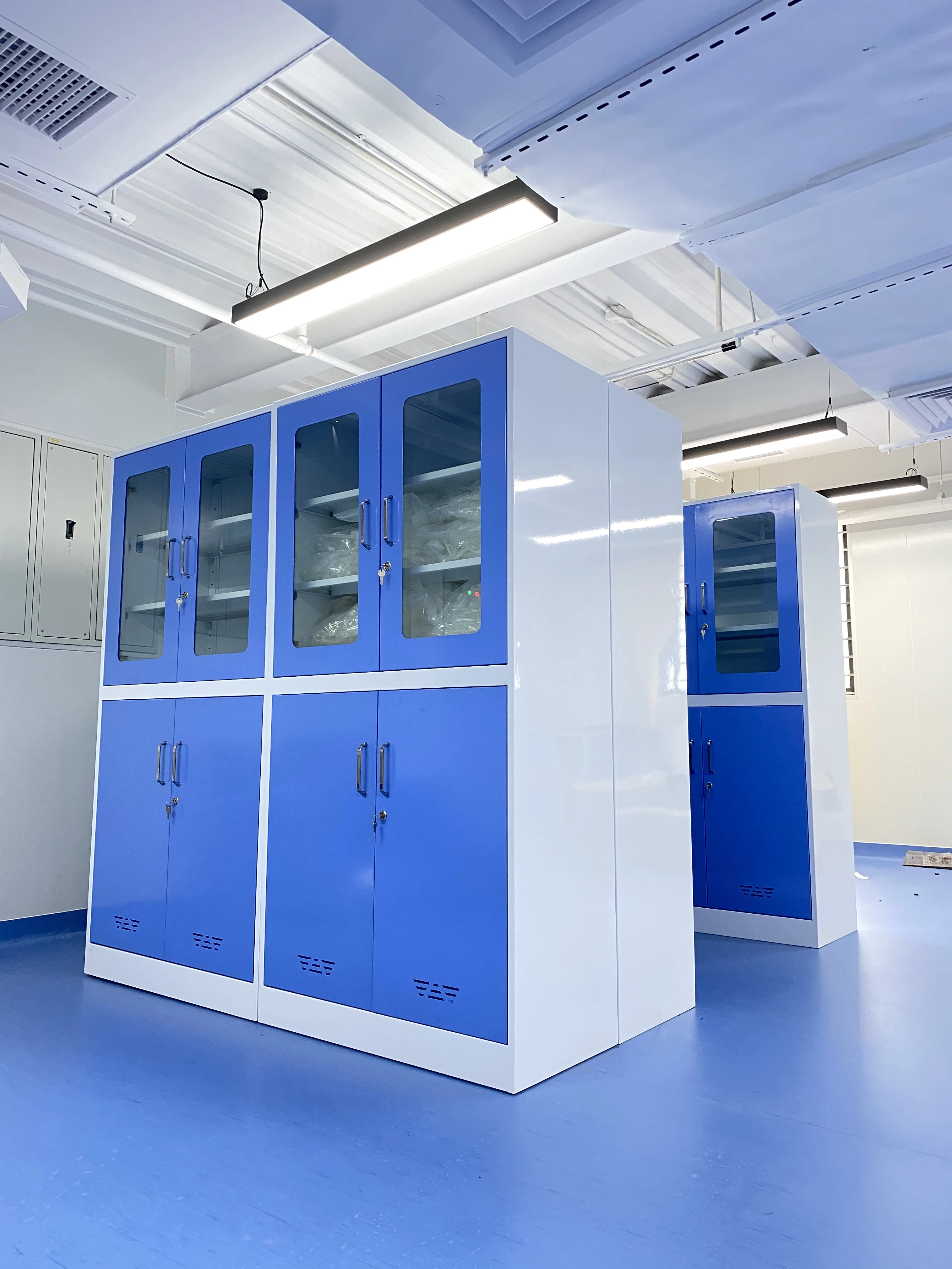 Medical Hospital medical cabinet HPL compress laminated Hospital Bench With Sink Hospital Clinic Disposal Treatment Cabinet