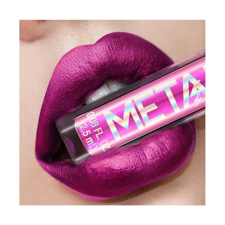 Wholesale OEM 2022 New Waterproof Custom Logo Vegan Glitter Lipstick Glossy Nude Liquid Private Label Matte lipstick