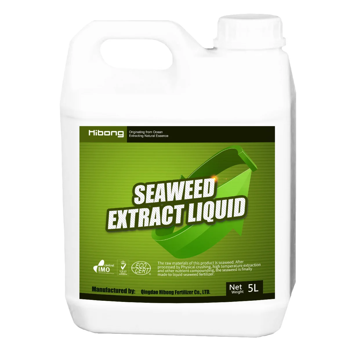 
SeaHibong Hydroponic Nutrients Solution Biological Enzymolysis Seaweed Extract Liquid Organic Fertilizer For Rubber 