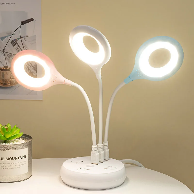 USB Book Lights Portable LED Night Light Flexible Desk Lamp Lighting for Laptop Keyboard PC Computer Students Study Reading Lamp