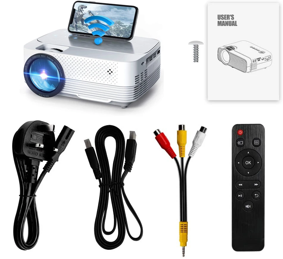 Hot-selling Mini 720p LCD HD 300inch Large Screen Projector for Home Theater Basic Version
