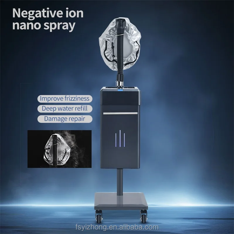 Top Manufacturer Professional Cap Bonnet Ionic Micro Mist Micromist Hair Salon Steamer Machine with Care Hari SPA Care Treatment