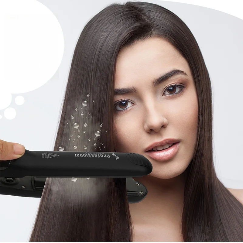 Best portable travel Fast Heating Flat Iron Hair Styling Tools straighter hair salon steam styler straightener