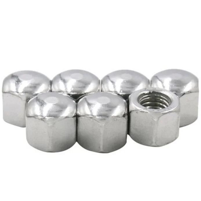 High Strength Fasteners Hexagon Dome Nuts Hexagon Acorn Nuts DIN917 Finish ZP Galvanized Color M16 M24