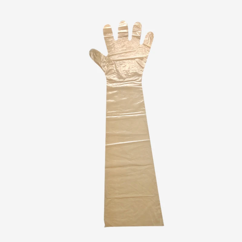 Mainly used in animal artificial insemination soft and smooth Long disposable Veterinary Hand Gloves For Animals and Cleaning