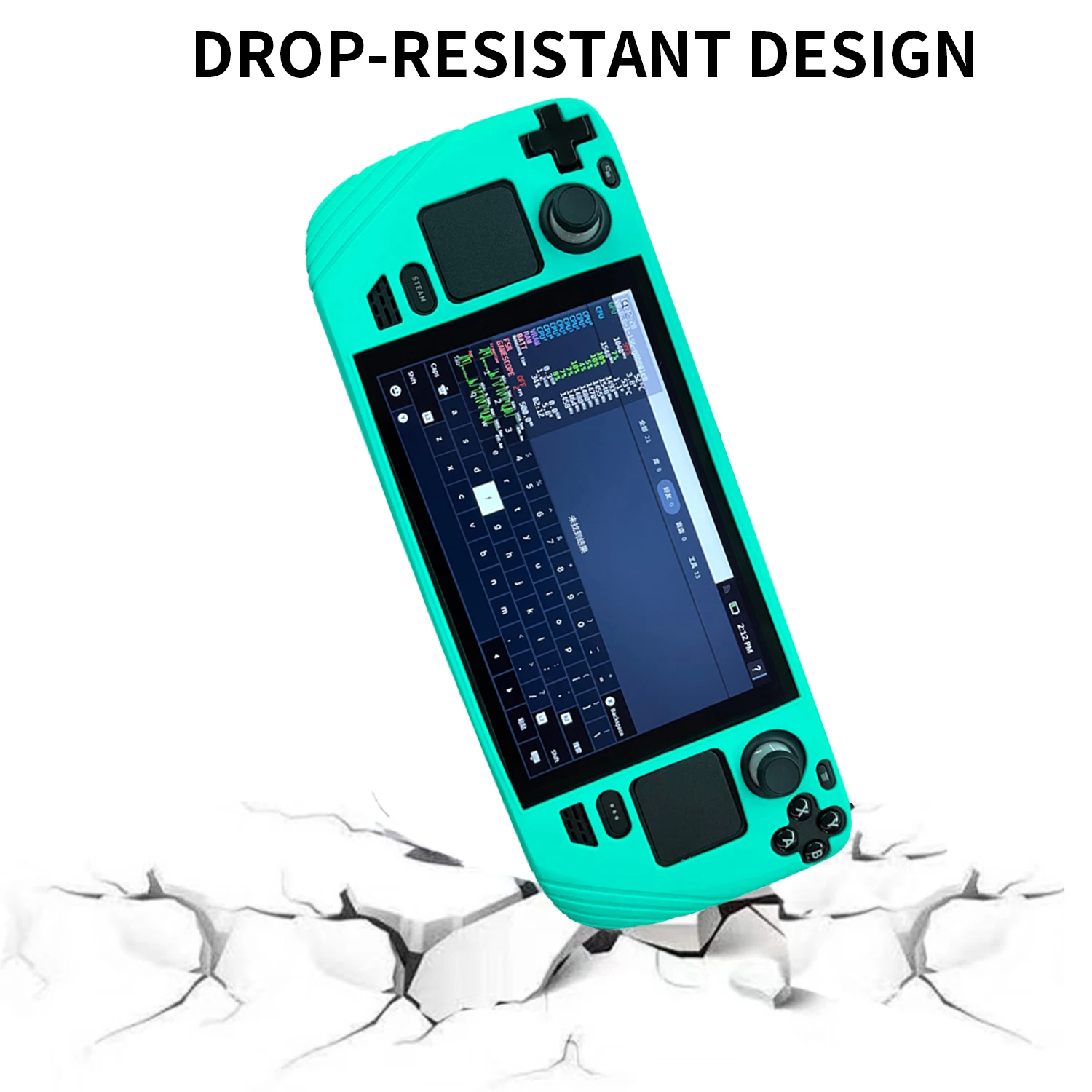 Steam Deck full protector Style soft Tactile Feedback Protect  Steam Decks case