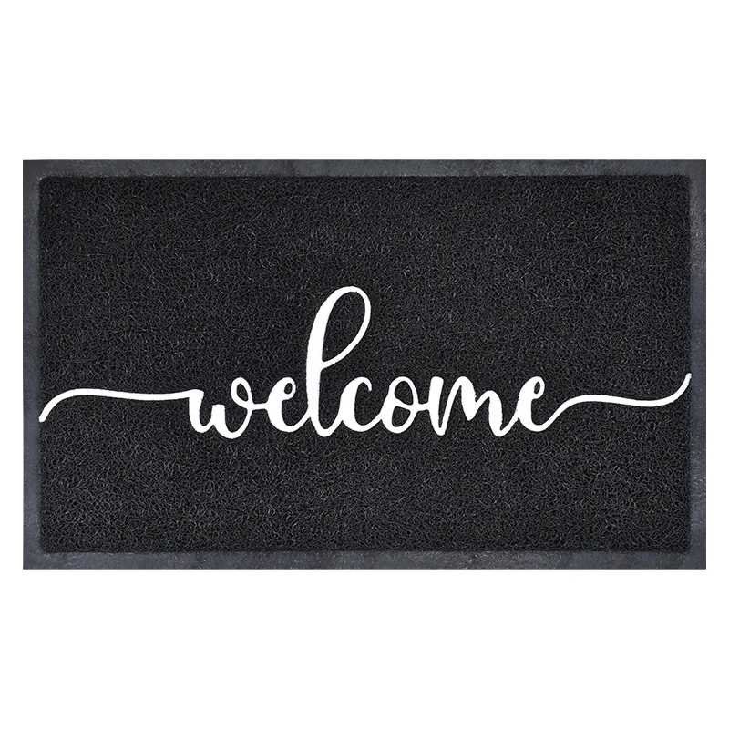 Cheap Factory Price Spaghetti Carpet Vinyl Coiled 100% Material Mats Anti Slip Loop Type Coil Floor Pvc Door Mat